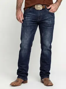 Men's Slim-Fitting Classic Denim Jeans with Comfortable Stretch, Stylish Casual Wear for Everyday, Perfect Fit for All Seasons