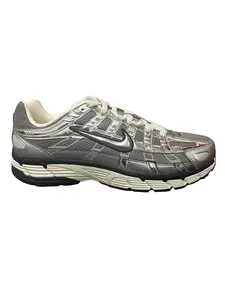 Nike P-6000 Metallic Silver Sneaker Shoe