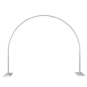 10x8ft Aluminum Alloy Tube Arch Balloon Flower Stand Lightweight Sturdy Reusable for Wedding Birthday Baby Shower Party Supplies