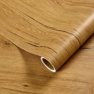 Wood Grain Vinyl Self Adhesive PVC Window Sill Panel Edge Sticker Roll, Easy Peel & Stick, Durable Scratch Resistant Home Decor, DIY Project Supplies