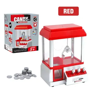 Operated Claw Machine Toy, Mini Home Candy Dispenser Game, Catcher Toy, Birthday Gifts for Girls, Trending Products, Colorful, Trending Products