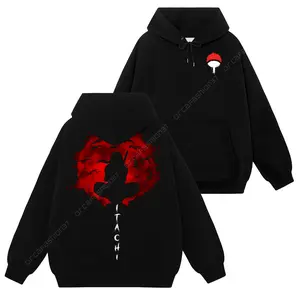 [Uchiha Fashion] Limited Itachi Uchiha Logo - Naruto Shippuden #40 Hoodie T-Shirt Sweatshirt, Retro Vintage Unisex Graphic 90s Cotton, Gift For Wibu, Anime Manga Y2K Streetwear