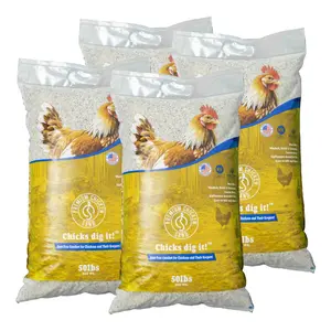 Premium Chicken Sand, Odor Eliminating Bedding for Coops, 50 Lb Bag, 4 Pack