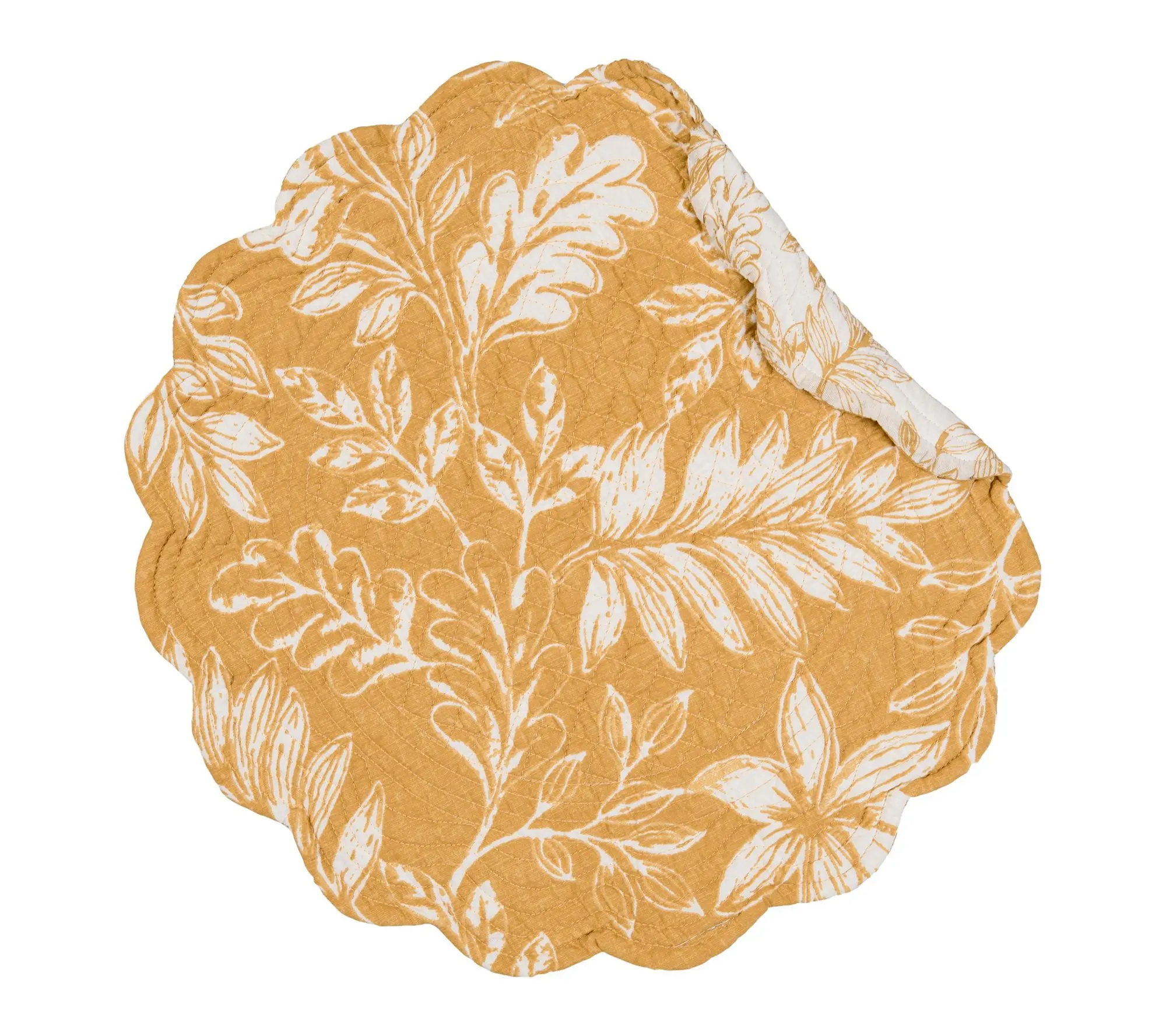 Everview Gold Round Set of 6 Placemats by Valerie