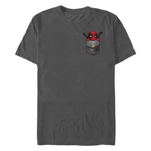Men's Marvel Deadpool Front Pocket T-Shirt