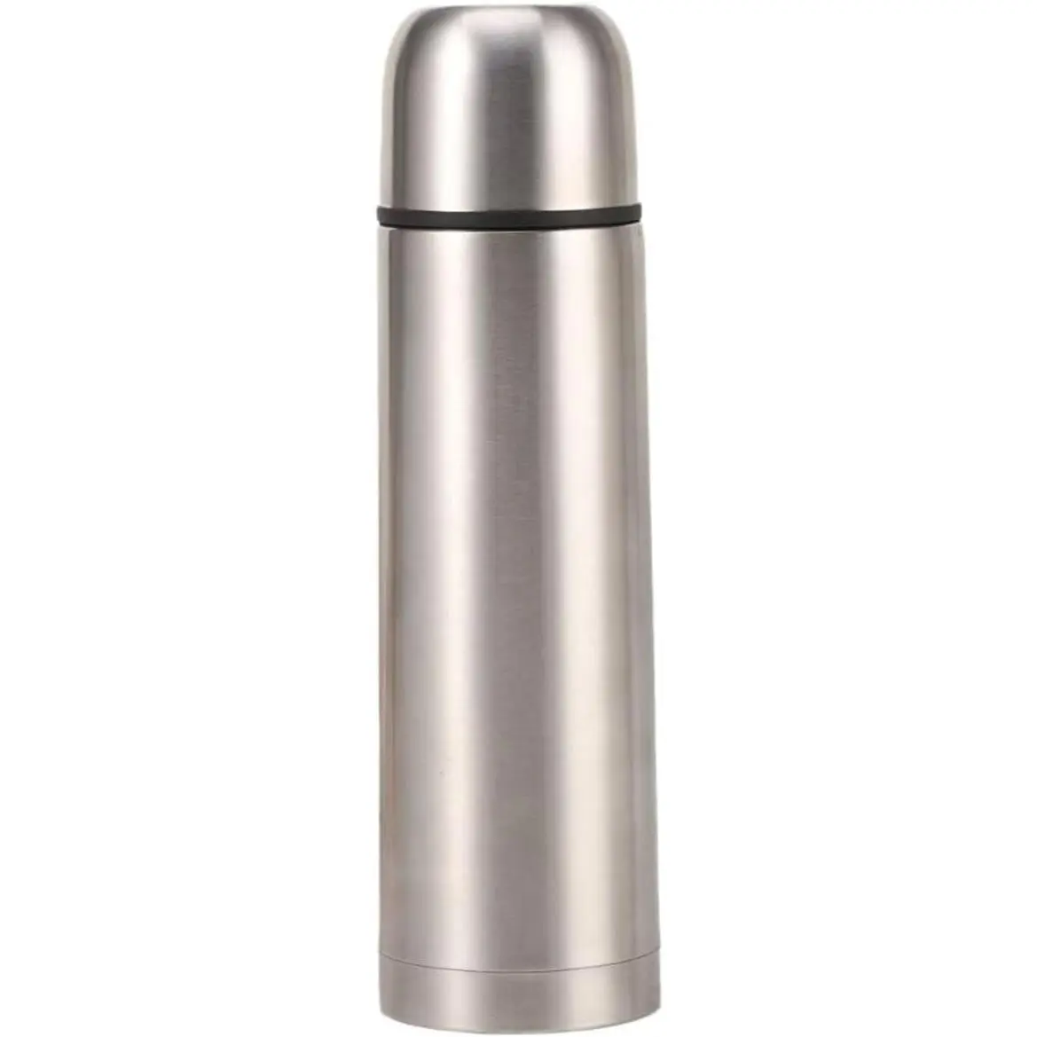 Stainless Steel Thermal Bottle with Cup Vacuum Insulated Bottle for Hot and Cold Drinks Coffee Cup Travel Mug Vacuum Flask for Tea 17Oz/500Ml(Silver)Gift.
