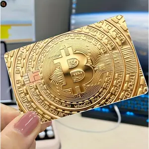 New 2pcs Bitcoin Series Card Holder Set, Creative Credit Card Skin Protector Stickers, Decorative Bank Card Covers, Diy Decorative Stickers