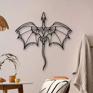 Dragon Pattern Wall Art, Unique Artwork, Modern Art Design, 3 Counts/set Metal Wall Decor, Wall Hanging Decor for Home Living Room Bedroom, Home Decor, Room Decor, Hangable, Home Decor Products, Decoration Items