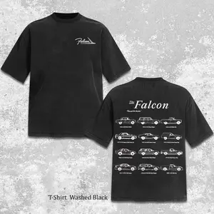 Retro Ford Falcon Through the Decades Men's Short Sleeve Cotton, Ford Classic Car Apparel, Square Up Vintage Truck Shirt, Automotive Clothing Menwear, Old School Pickup Graphic Tee, Off-Road Car Lover Gift