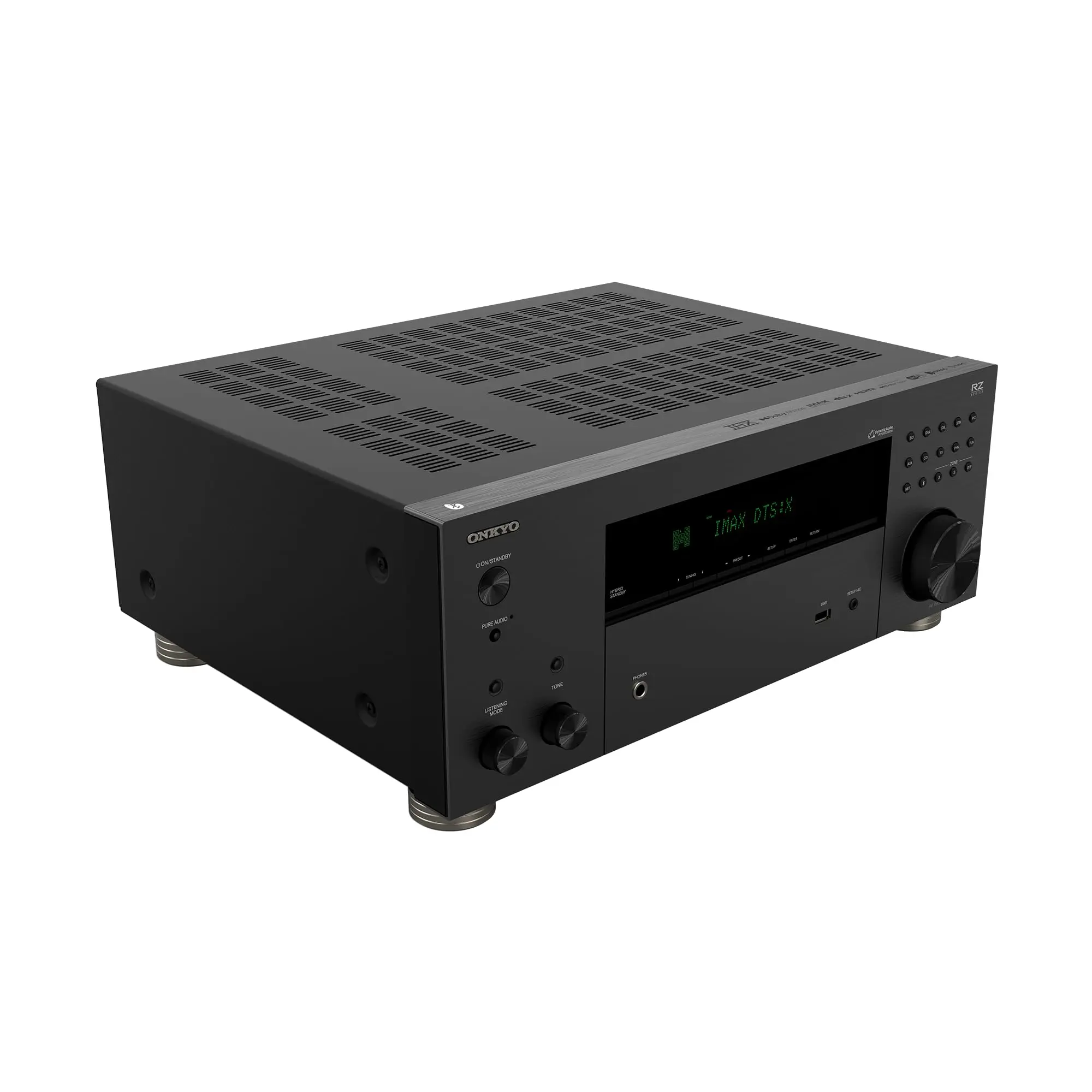 Onkyo TX-RZ30 9.2-Channel Digital AV Receiver - 100W Per Channel, 5 Hz-100 kHz Ultra-Bandwidth, Out-of-Box Dirac Live, Wireless Audio, Sonos Certified, THX Certified Amplifier Sound System, Built-In Streaming
