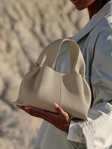 summer women's elegant solid color bag, casual trendy elegant commuter bag, fashionable compact pu leather crossbody bag for daily used, trendy minimalist purse