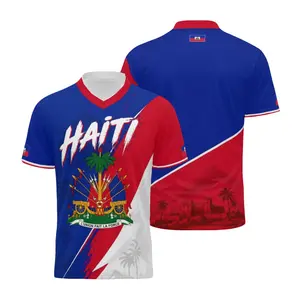 Custom Back Name Number National Pride Breathable Sports T Shirt
