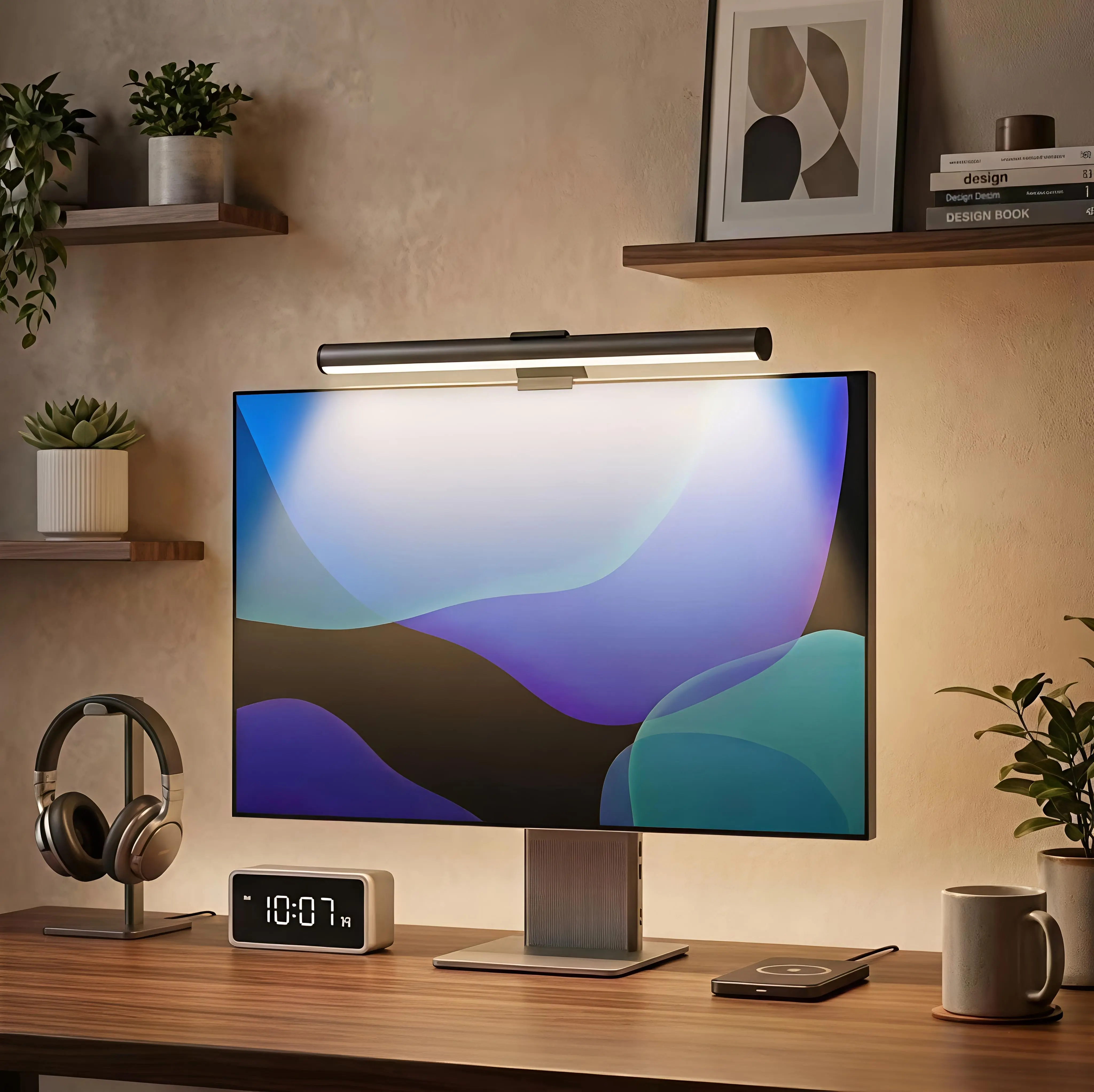 summerwins LED RGB Monitor Light Strip Computer Backlight with 3 Color Temperatures, Ideal for Gaming Setups, Home Improvement LED Lights, Led Light Backlit, Rgb Colorful Led