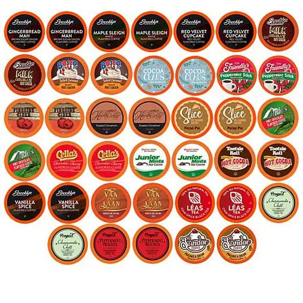 Two Rivers Holiday Flavors K-Cup Pods, Variety Pack - 40-Count Two Rivers Holiday Flavors K-Cup Pods, Variety Pack - 40-Count