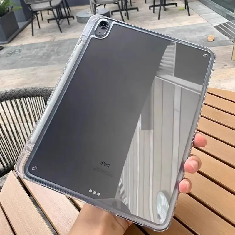 Slim Transparent Tablet Case with Soft Thermoplastic Polyurethane Back Cover - Unisex Tablet Accessories, Compatible with iPad 10th Gen(10.9in), 9th Gen(10.9in), 10.2in(8th/7th/6th/5th Gen), Air 1-7, Mini 4-6, Pro(2022/2021/2020/2019)
