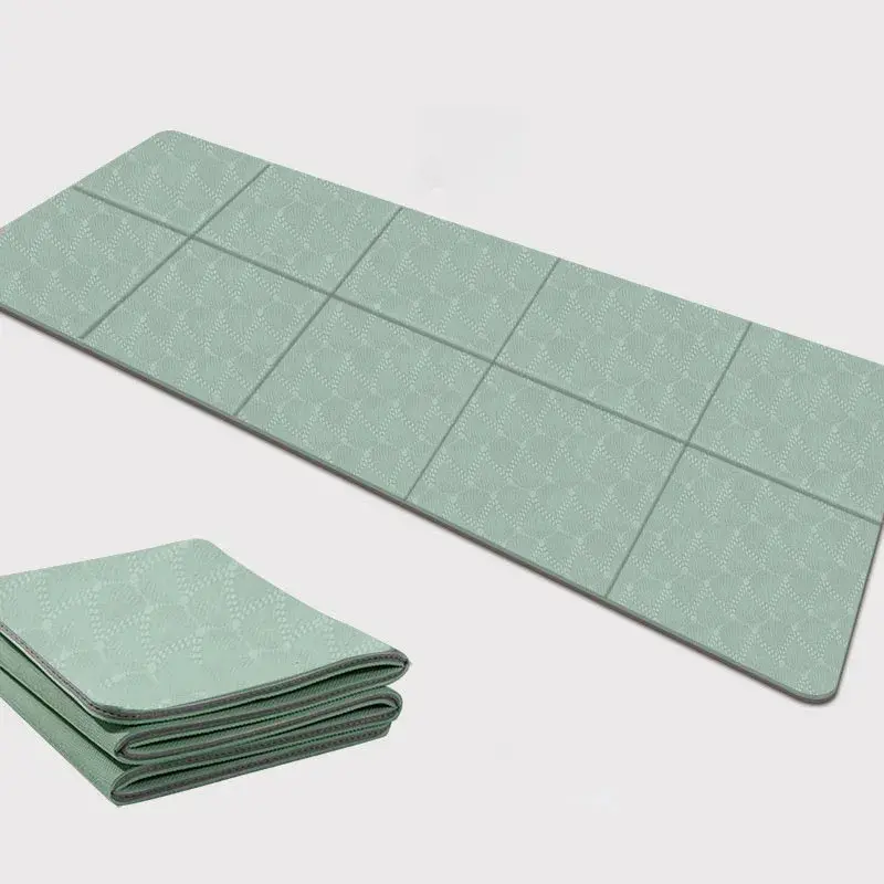 Foldable Yoga Mat, Non-Slip Thick Fitness Mat, Portable Home Gym Mat, Workout Mats For Home Gym, Travel Exercise Mat for Pilates and Floor Workouts, Yoga Equipment