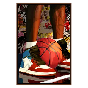 Own The Court - Smard Black Wall Art Print/ Canvas for Home /Office Decor