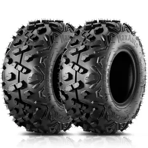 MaxAuto 2pcs 145/70-6 Mini Bike Tire,  Go Kart Tires, 145-70-6 ATV Quad Tire, Tubeless