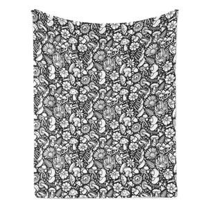 Color-Your-Own Blanket for Kids & Adults Creative Artistic Blanket  Soft Funny Throw Blanket Cozy Lightweight Plush Portable Cover Blanket For Sofa,Warm Gift For Birthday,Christmas,Suitable as a gift sizes 60*80,30*40 ,40*50 50*60