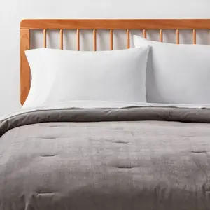 Corduroy Plaid Comforter - Room Essentials