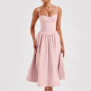 French Vintage Court Style Long Dress