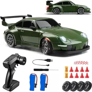 1:24 Proportional 4WD Universal Remote Cars, 2.4GHz Remote Control, LED Lights, Drift Tires Included, Ideal Gift for Kids’ Birthdays, Family Parties