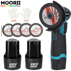12V Mini Angle Grinder, 1 Set Multi-purpose Rechargeable Grinding Tool, Polishing Grinding Machine for Cutting, Diamond Cordless Power Tools, Tools and Gadgets