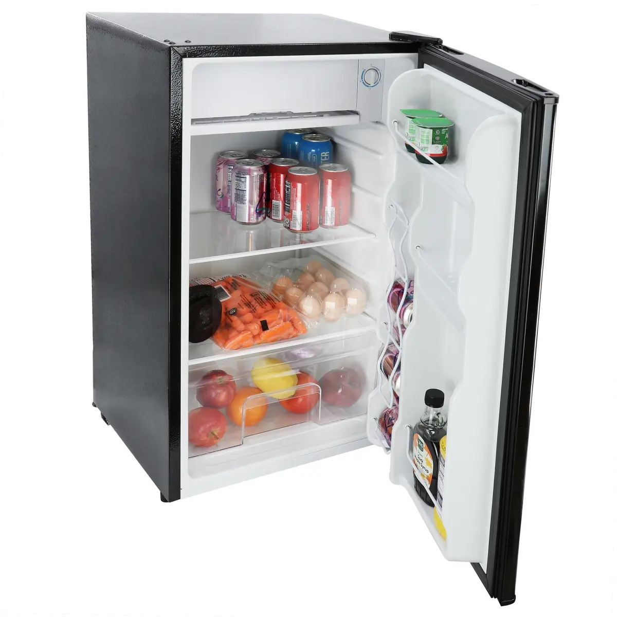 3.2 cu. ft. Compact Freestanding Mini Refrigerator, Black