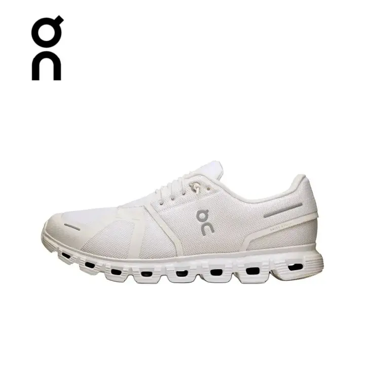 On Cloud 6 All White Unisex Running Shoes