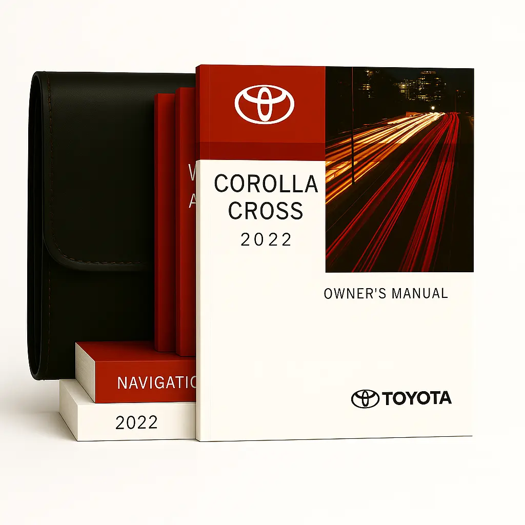 2022 Toyota Corolla Cross Owners Manual - Complete Set