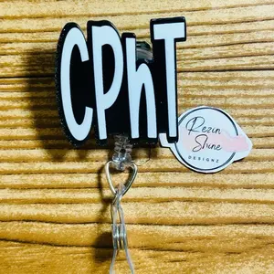 CPhT Certified Pharmacy Tech Badge Reel