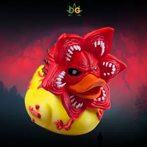 Custom Plastic Demogorgon Duck Shape Figurine - Modern Small-Size Home Decor Statue, Upside Down Themed Home Supply