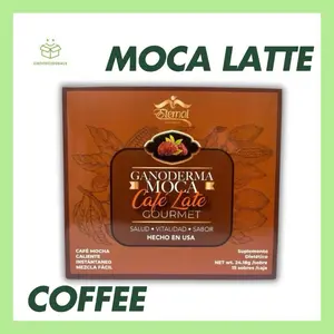 Moca café latte Ganoderma with cocoa