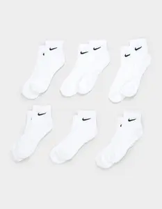 NIKE Everyday Plus Cushioned 6 Pack Training Low Socks