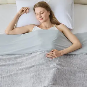 Cooling Blanket Throw Size 50"x70", Summer Lightweight Breathable Ice Blanket, Cooling Blankets for Hot Sleepers Night Sweats Adults Absorb Heat Keep Cool