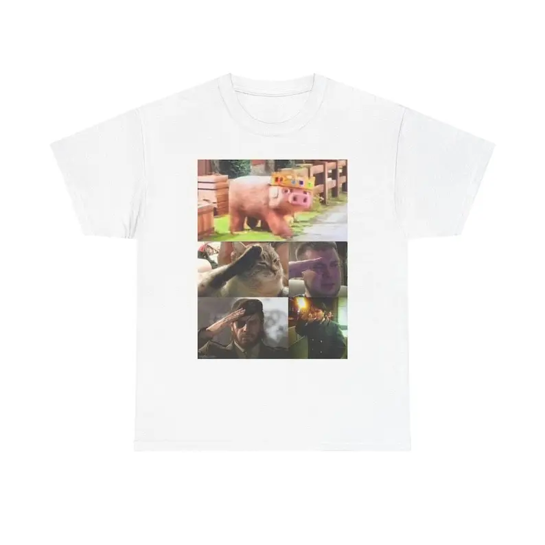 Minecraft-Inspired T-Shirt Highlighting Technoblade and Flint and Steel Humor