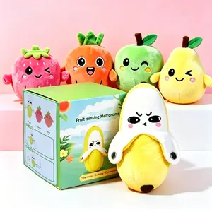 SnugPlay Interactive Musical Plush Toy Set – Electric Banana, Strawberry & Carrot Stuffed Animals, Funny Prank Toys for Parent-Child, Couple & Friend Play, Cute Girly Stuffed Gifts, Perfect Valentine & Easter Party Presents for Kids and Adults