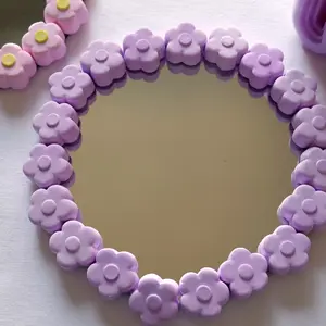 Foam Flower Mirror Foam Flower Mirror