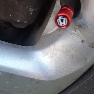 4 pieces for Honda car tire valve stems, tire valve caps, car tire caps, suitable for medium-, small-sized, motorcycle tires