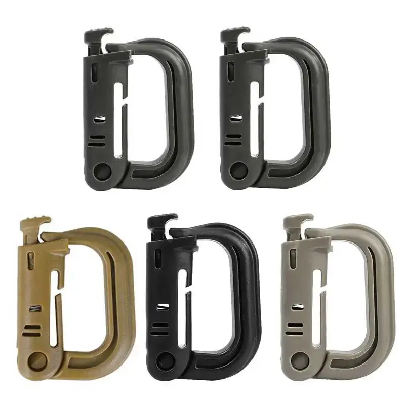 5-Pack Grimloc MOLLE Carabiner Clips
