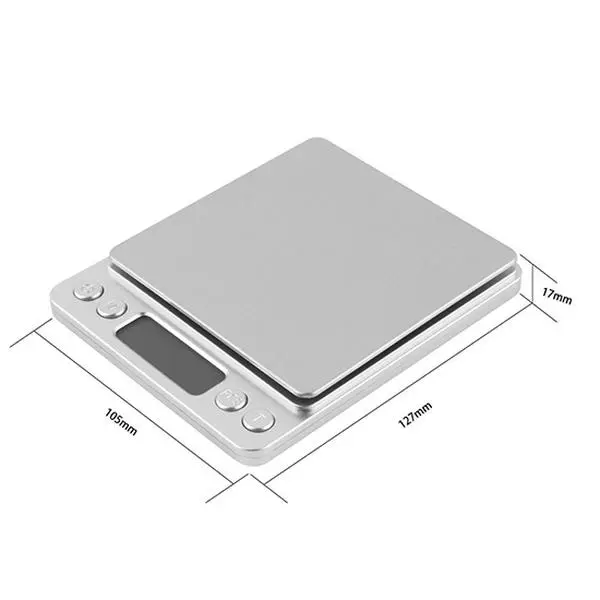 YOKOMA 500g/0.01g High Precision Digital Jewelry Scale, Portable Mini Pocket Scale for Gold & Gem Weighing