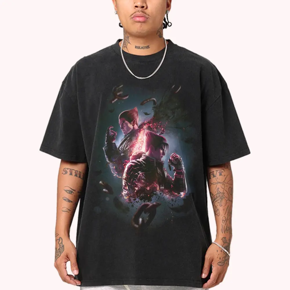 Tekken 8 Fighting Game Graphic T Shirt For Competitive Gaming Fans HY3000