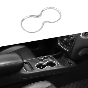 For Dodge Durango 2011+ Front Gear Side Cup Holder Cover Trim Ring