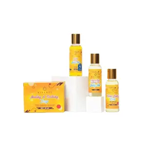 Kiyamel Ultimate Eczema Relief Bundle Pack - Organic Baby Skin Care Oil, Healing & Soothing Soap, Gentle Formula for Soft, Supple Skin