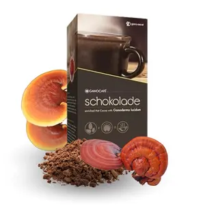 Mushroom hot cocoa - Perfect for a good night sleep - 200 nutrients - 150 antioxidants - With the only patented soluble extract of the six strongest strains of ganoderma lucidum