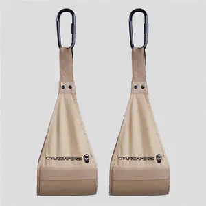 Durable Gymreapers Ab Straps for Strengthening Abs and Obliques - Tan