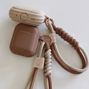 Bluetooth-compatible Earphone Case, Travel Accessories, Wireless Headset Box, Headphones Earbuds, Fashion Cover, Minimalist Design, Silicone Material, Flexible Shell, Protection