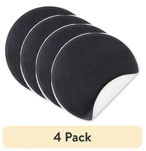 Simply Grateful Reversible Flexible Plastic Placemat - 4 Pack for Tableware and Coasters