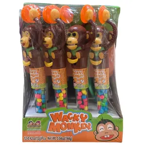 Kidsmania Wacky Monkey Filled With Candy- 12 Count Sweets