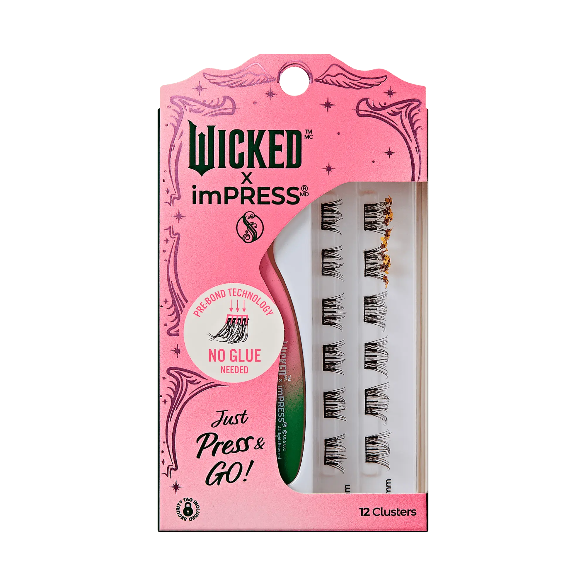 WICKED X imPRESS Falsies Self Adhesive Lash Clusters | Magic Unleashed